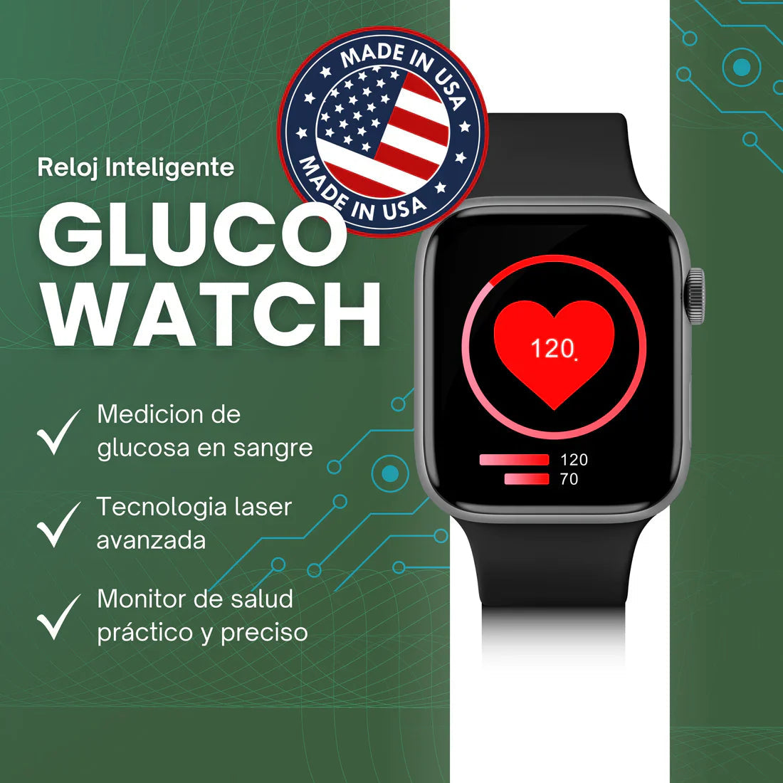 Reloj Inteligente - GlucoWatch™+ Envio Gratis