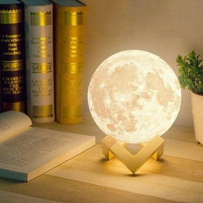 Lámpara de luna llena 3D y humidificador | Toque creativo™